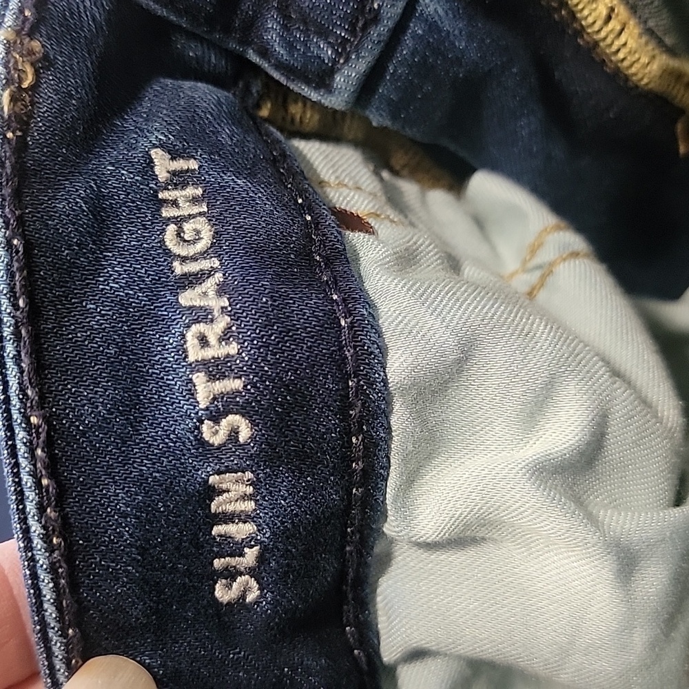 American Eagle Slim Straight Dark Wash, Size 32x32, Dark Wash, Excellent Cond. - Picture 9 of 13